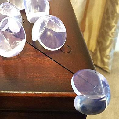 Clear Furniture and Table Corner Guards | Cabinet Corner Protectors, 12 pack - EliteBaby